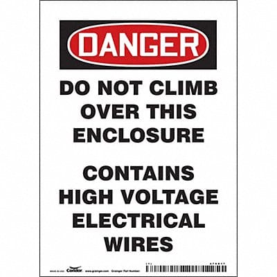 Safety Sign 7 in x 5 in Vinyl