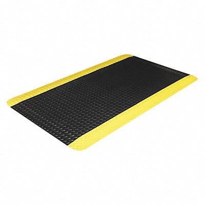Antifatigue Mat Bk/Yl 3 ft W x 5 ft L