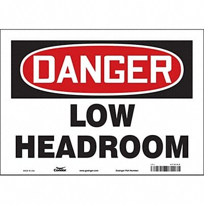 Safety Sign 10 in x 14 in Vinyl