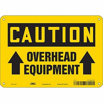 Safety Sign 7 in x 10 in Aluminum