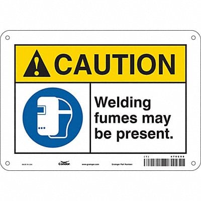 Safety Sign 7 inx10 in Polyethylene