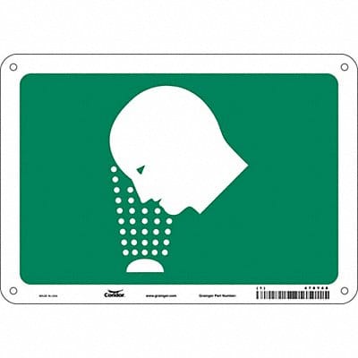 Safety Sign 7 in x 10 in Polyethylene