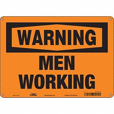 Safety Sign 10 inx14 in Aluminum