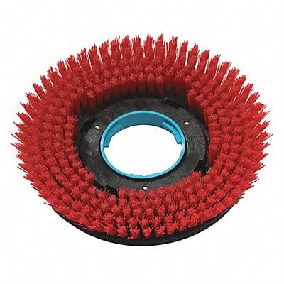 Floor Machine Brush 11 3/4 in Dia Red PR