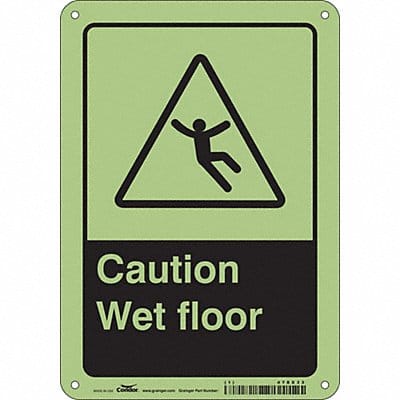 Safety Sign 10 inx7 in Polyethylene
