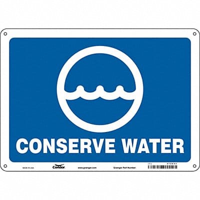 J9966 Safety Sign 10 in x 14 in Polyethylene