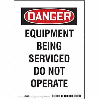 Safety Sign 7 in x 5 in Vinyl
