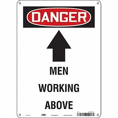 Safety Sign 14 in x 10 in Aluminum