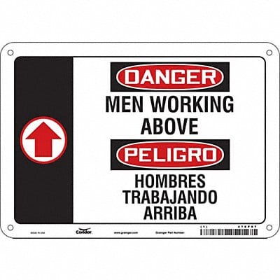 Safety Sign 7 in x 10 in Aluminum