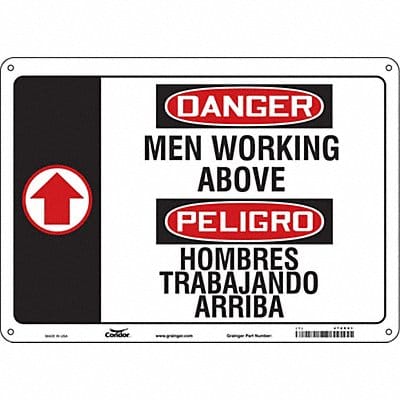 Safety Sign 10 inx14 in Polyethylene