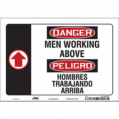 Safety Sign 7 in x 10 in Vinyl
