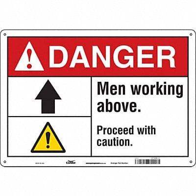 Safety Sign 14 inx20 in Polyethylene