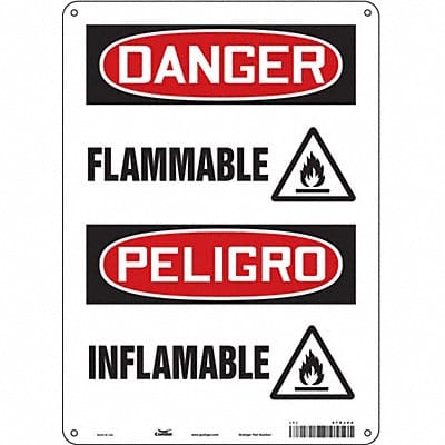 Safety Sign 14 in x 10 in Aluminum