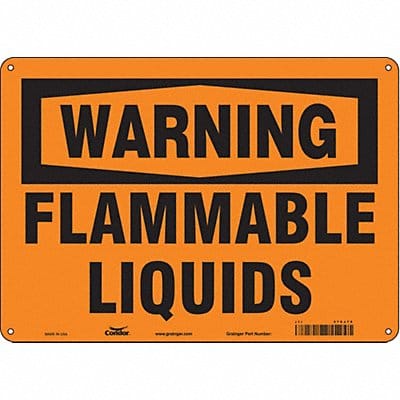 Safety Sign 10 inx14 in Aluminum