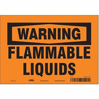 Safety Sign 7 in x 10 in Vinyl