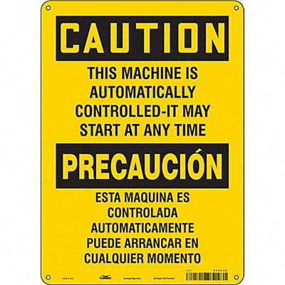 Safety Sign 14 in x 10 in Aluminum