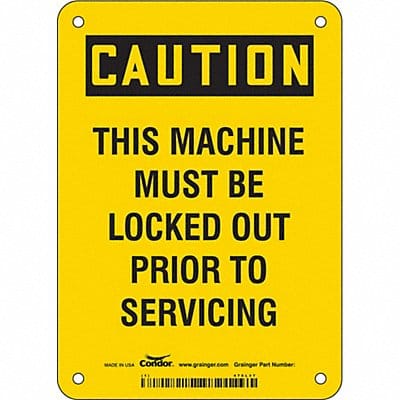Safety Sign 7 inx5 in Vinyl