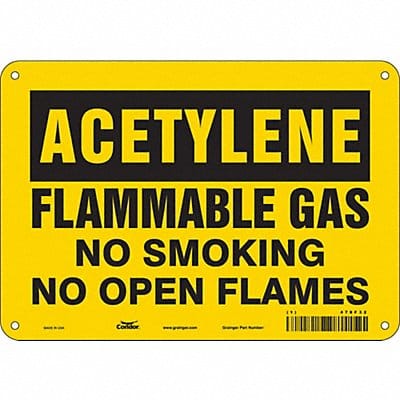 J9360 Danger Sign 7 in x 10 in Aluminum