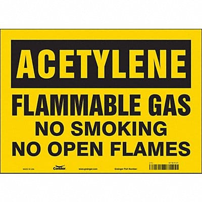 J9360 Safety Sign 10 inx14 in Vinyl