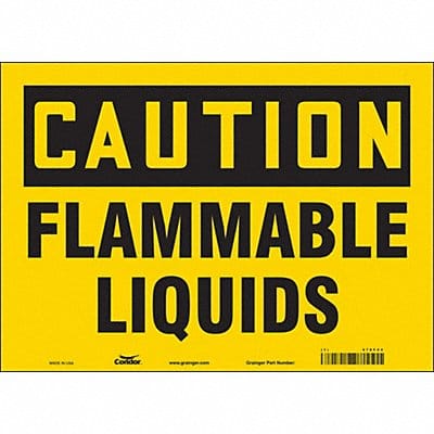 Safety Sign 10 inx14 in Vinyl