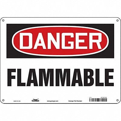Safety Sign 10 inx14 in Aluminum
