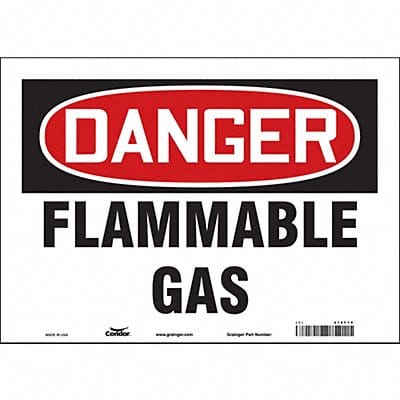 J6927 Safety Sign 10 inx14 in Vinyl