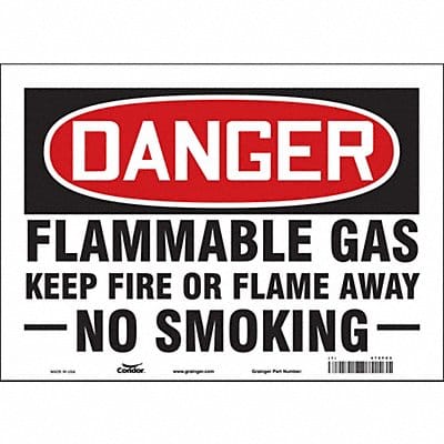 Safety Sign 10 inx14 in Vinyl