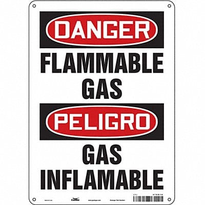 Safety Sign 14 inx10 in Aluminum
