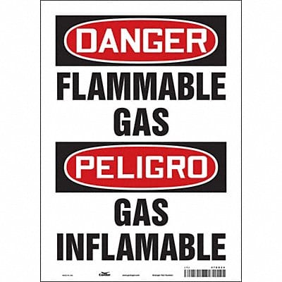 Safety Sign 14 in x 10 in Vinyl