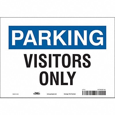 Visitor Parking Sign 7 x 10