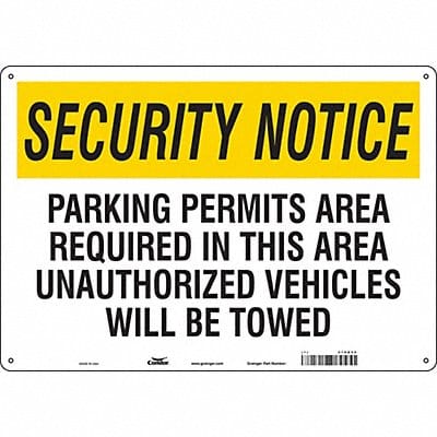 Safety Sign 14 inx20 in Aluminum