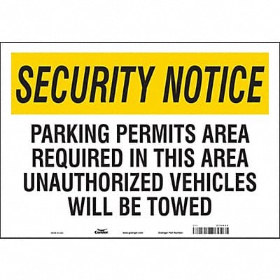 Safety Sign 14 inx20 in Vinyl