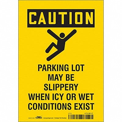 K1561 Safety Sign 10 inx7 in Vinyl