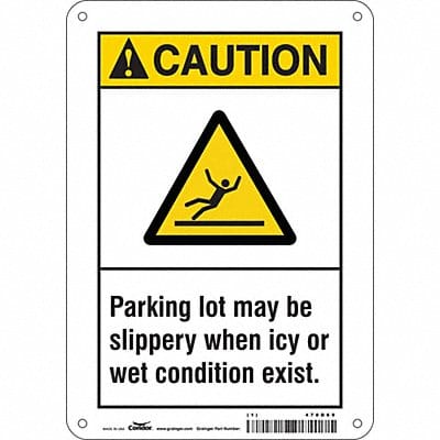 Safety Sign 10 inx7 in Aluminum