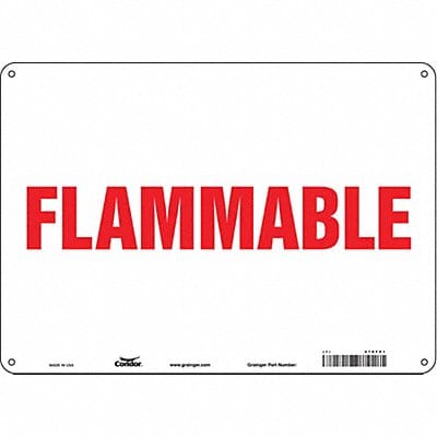 J9305 Safety Sign 10 inx14 in Aluminum