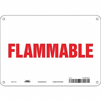 J9305 Safety Sign 7 inx10 in Polyethylene