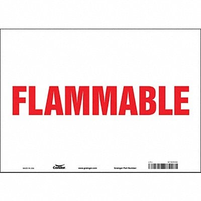 J9305 Safety Sign 10 inx14 in Vinyl