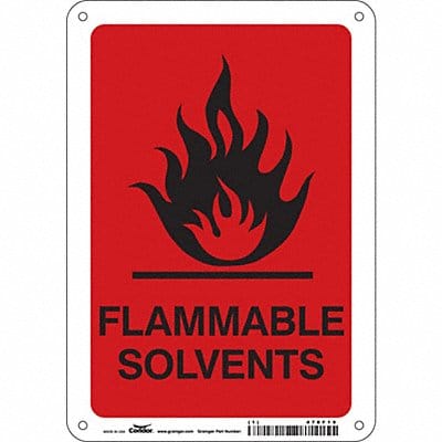 Safety Sign 10 inx7 in Aluminum