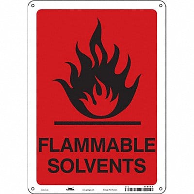 Safety Sign 14 in x 10 in Polyethylene