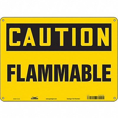 Safety Sign 10 inx14 in Aluminum