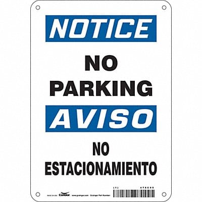 Safety Sign 10 inx7 in Aluminum