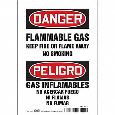 Safety Sign 10 in x 7 in Vinyl