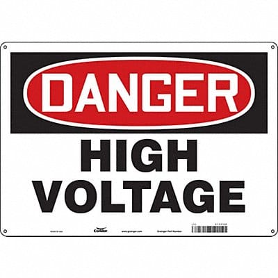 Safety Sign 14 inx20 in Polyethylene