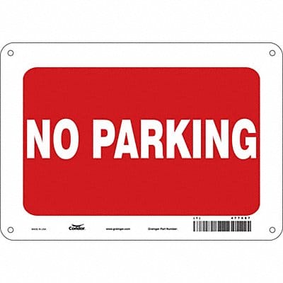 No Parking Sign 7 x 10