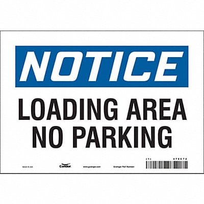 Safety Sign 7 inx10 in Vinyl
