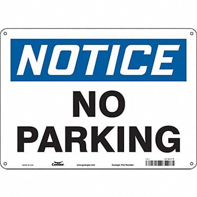 J7000 Safety Sign 10 inx14 in Aluminum