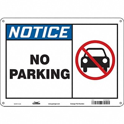 No Parking Sign 10 x 14 No Parking Sign 10 x 14
