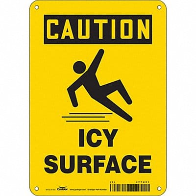 Safety Sign 10 inx7 in Aluminum
