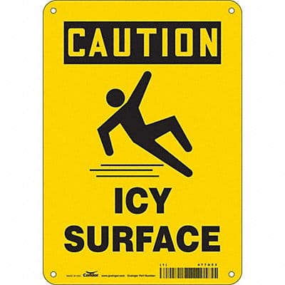 Safety Sign 10 inx7 in Polyethylene