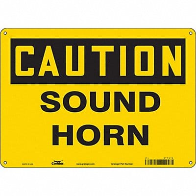 Safety Sign 10 inx14 in Vinyl